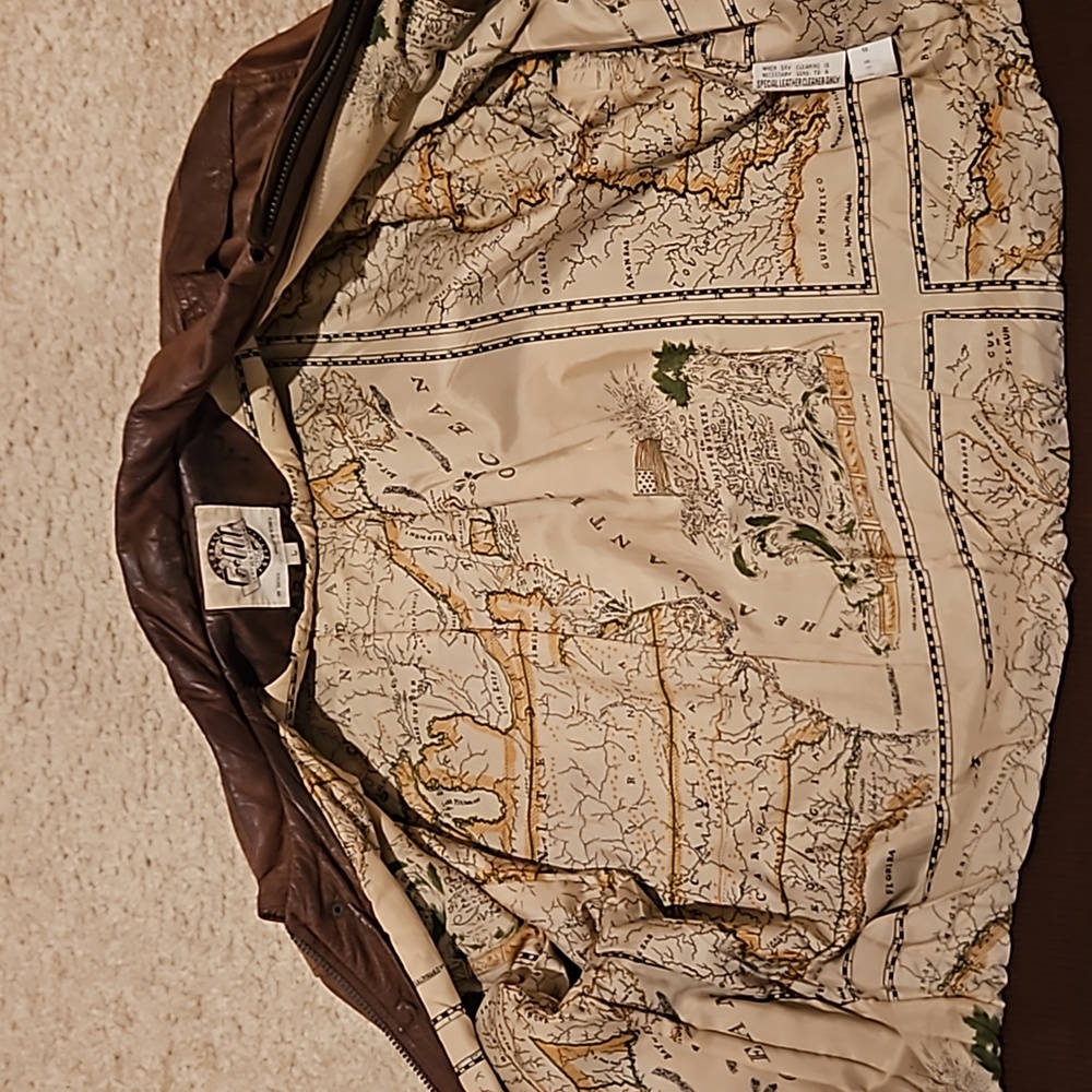 Large Leather Jacket- Vintage - image 4